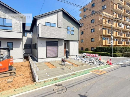 現地外観写真　間もなく完成です！完成が楽しみですね。
周辺環境や他物件もまとめてご案内可能です！不動産の事ならどんな事でもお気軽にご相談ください。
