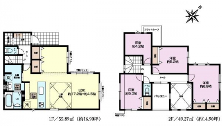 Ԏ}@4(5)LDK̖͓IȊԎILDK͂ƂԂŁAƑƂ̒c񎞊ԂAw[̂ɂȂ܂ˉƑƂ̒[܂ARƏΊ炪łI