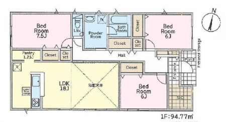 Ԏ}@3LDK̖͓IȊԎILDK͂ƂԂŁAƑƂ̒c񎞊ԂAw[̂ɂȂ܂ˁBƑƂ̒[܂ARƏΊ炪܂I