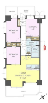 Ԏ}@3LDK̖͓IȊԎILDK͂ƂԂŁAƑƂ̒c񎞊ԂAw[̂ɂȂ܂ˁBƑƂ̒[܂ARƏΊ炪܂I