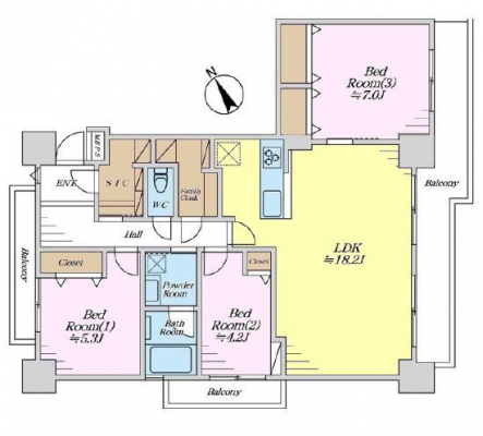 Ԏ}@3LDK̖͓IȊԎILDK͂ƂԂŁAƑƂ̒c񎞊ԂAw[̂ɂȂ܂ˁIƑƂ̒[܂ARƏΊ炪łI