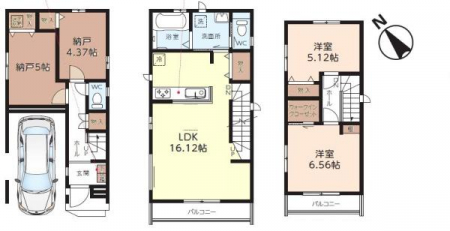 Ԏ}@2LDK+2S̖͓IȊԎILDK͂ƂԂŁAƑƂ̒c񎞊ԂAw[̂ɂȂ܂ˁIƑƂ̒[܂ARƏΊ炪łI