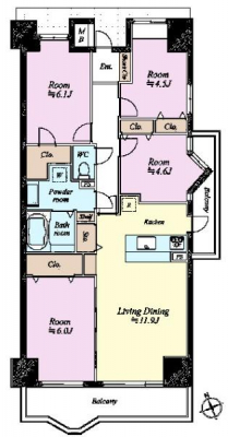 Ԏ}@4LDK̖͓IȊԎILDK͂ƂԂŁAƑƂ̒c񎞊ԂAw[̂ɂȂ܂ˁBƑƂ̒[܂ARƏΊ炪܂I