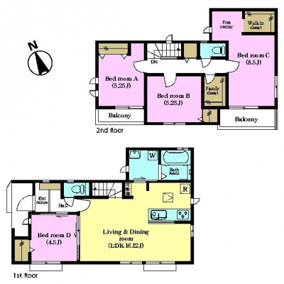 Ԏ}@4LDK̖͓IȊԎILDK͂ƂԂŁAƑƂ̒c񎞊ԂAw[̂ɂȂ܂ˉƑƂ̒[܂ARƏΊ炪łI