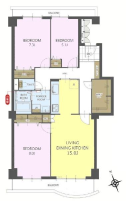 Ԏ}@3LDK̖͓IȊԎILDK͂ƂԂŁAƑƂ̒c񎞊ԂAw[̂ɂȂ܂ˉƑƂ̒[܂ARƏΊ炪łI