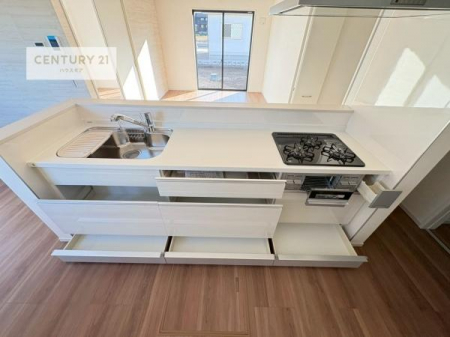 �L�b�`���@���[�X�y�[�X���L�x�ŁA�����X�y�[�X���X�b�L���ƕЕt���Ђ�`�����p�ł��܂��I
���K�ɍ�Ƃ��ł��܂��I�����̗���������܂��I