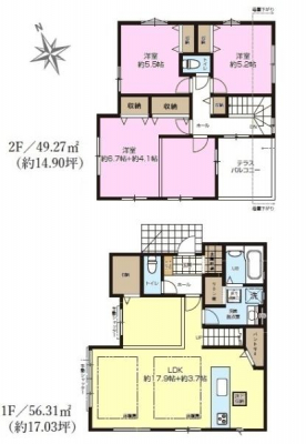 �Ԏ��}�@3(5)LDK�̖��͓I�ȊԎ��ILDK�͂������Ƃ�����ԂŁA���Ƒ��Ƃ̒c��񎞊Ԃ��A����w�[���������̂ɂȂ�܂��ˁB�Ƒ��Ƃ̒����[�܂�A���R�ƏΊ炪�����܂��I