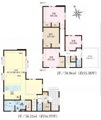 �Ԏ��}�@3(4)LDK+S�̖��͓I�ȊԎ��ILDK�͂������Ƃ�����ԂŁA���Ƒ��Ƃ̒c��񎞊Ԃ��A����w�[���������̂ɂȂ�܂��ˁB�Ƒ��Ƃ̒����[�܂�A���R�ƏΊ炪�����܂��I