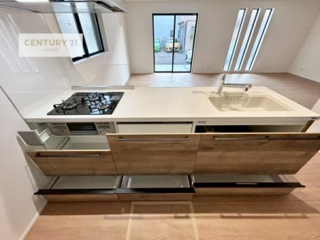 �L�b�`���@��Ƃ����₷���V�X�e���L�b�`���ł��I���[����������t���Ă���̂ŁA�����X�y�[�X�ɕ���u���Ȃ��čςނ̂ŁA�L�X�g���āA���K�ɍ�Ƃ��ł��܂��I