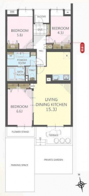 �Ԏ��}�@3LDK�̖��͓I�ȊԎ��ILDK�͂������Ƃ�����ԂŁA���Ƒ��Ƃ̒c��񎞊Ԃ��A����w�[���������̂ɂȂ�܂��ˁB�Ƒ��Ƃ̒����[�܂�A���R�ƏΊ炪�����܂��I�y���n�̔���J�Ò��z