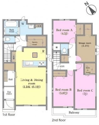 �Ԏ��}�@3SLDK�̖��͓I�ȊԎ��ILDK�͂������Ƃ�����ԂŁA���Ƒ��Ƃ̒c��񎞊Ԃ��A����w�[���������̂ɂȂ�܂��ˉƑ��Ƃ̒����[�܂�A���R�ƏΊ炪���������ł��I