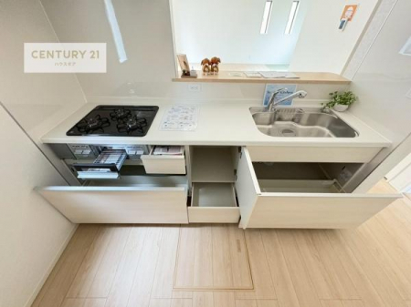 �L�b�`���@���[�X�y�[�X���L�x�ŁA�����X�y�[�X���X�b�L���ƕЕt���Ђ�`�����p�ł��܂��I
���K�ɍ�Ƃ��ł��܂��I�����̗���������܂��I