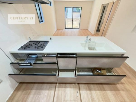 �L�b�`���@���[�X�y�[�X���L�x�ŁA�����X�y�[�X���X�b�L���ƕЕt���Ђ�`�����p�ł��܂��I
���K�ɍ�Ƃ��ł��A�Ǝ��̌����A�b�v�I�����̗���������܂��I