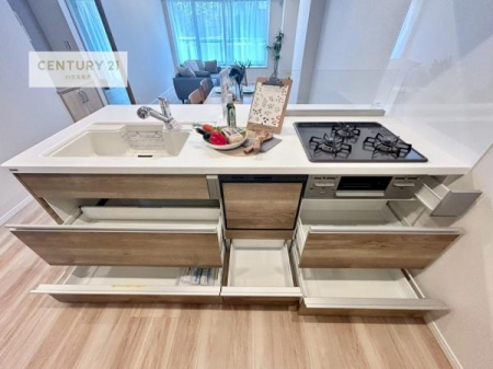 �L�b�`���@���[�X�y�[�X���L�x�ŁA�����X�y�[�X���X�b�L���ƕЕt���Ђ�`�����p�ł��܂��I
���K�ɍ�Ƃ��ł��A�Ǝ��̌����A�b�v�I�����̗���������܂��I