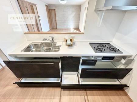 �L�b�`���@���[�X�y�[�X���L�x�ŁA�����X�y�[�X���X�b�L���ƕЕt���Ђ�`�����p�ł��܂��I
���K�ɍ�Ƃ��ł��A�Ǝ��̌����A�b�v�I�����̗���������܂��I