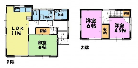 間取り図　3LDKの魅力的な間取りです。レトロでおしゃれな室内！
ノスタルジックな昭和住宅を住みやすくリノベしました。